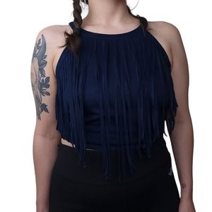 Earthbound fringe top